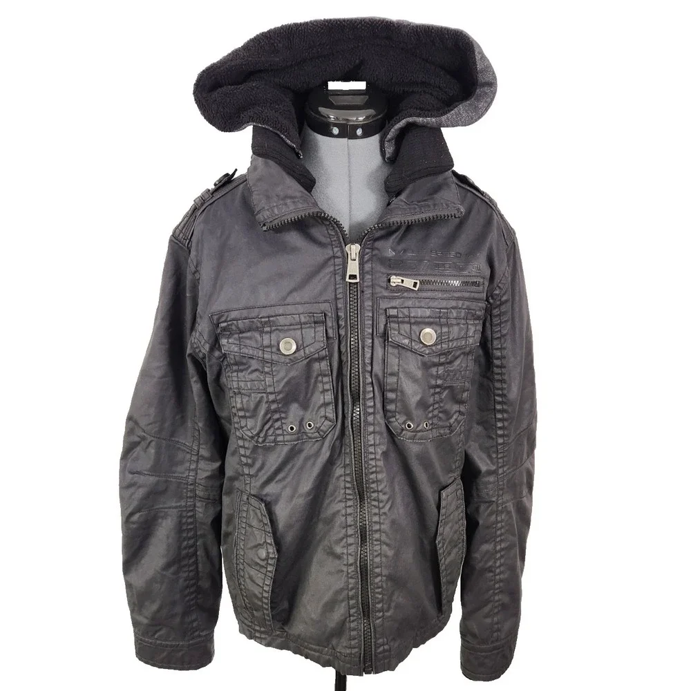 BKE Slim Fit N.Ville Speedway 257 Jacket‎ Size M